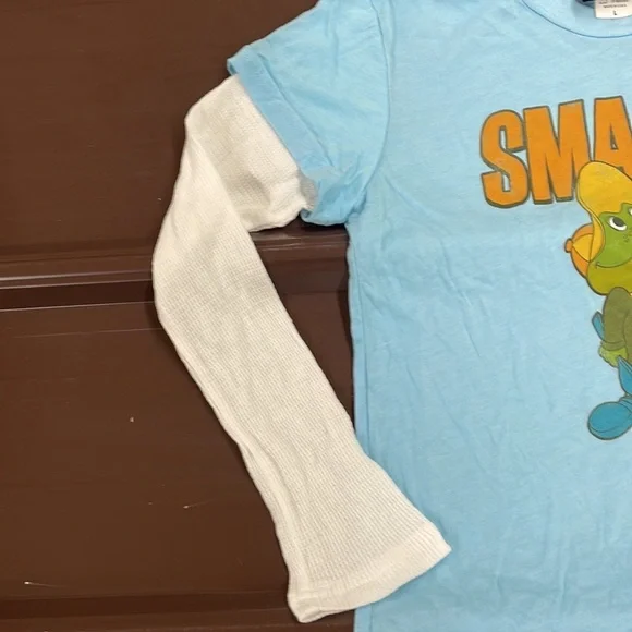 NOS 2005 Junk Food Kellogg's Sugar Smacks Dig 'Em Fitted Layered Tee Large - Picture 8 of 9